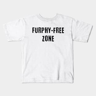 Furphy-Free Zone, funny Australian slang design Kids T-Shirt